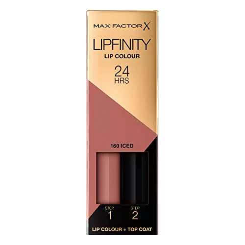 Max Factor Lipfinity Lip Colour Rossetto a Lunga Durata 2 in 1 con Finish Lucido