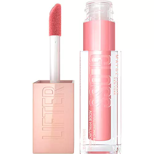 Maybelline New York Lifter Gloss, Lucidalabbra con acido ialuronico, Reef (006)