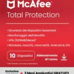 McAfee Total Protection 2023, 10 dispositivi