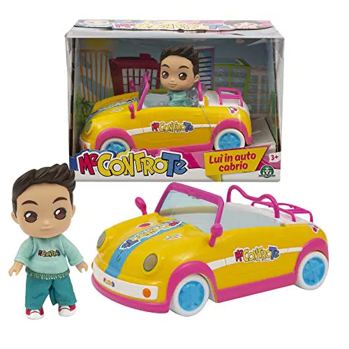 Me Contro Te - Giochi Preziosi Mini Doll 12 cm Luì in Auto Cabrio