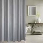 Meiosuns Tenda da Doccia in Poliestere con Ganci, 120x200cm, Grigio