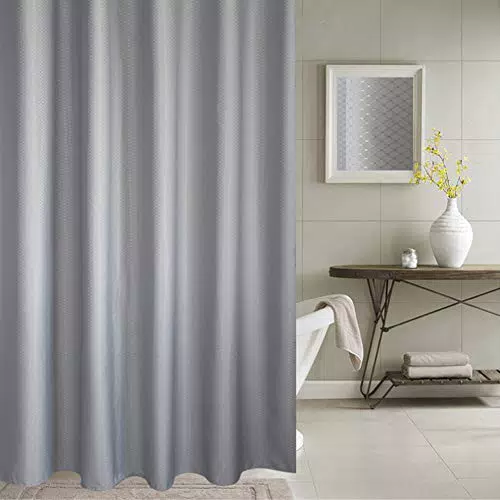Meiosuns Tenda da Doccia in Poliestere con Ganci, 120x200cm, Grigio