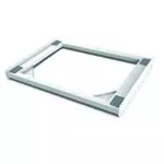 Meliconi Base Torre Slim, Kit di Sovrapposizione Lavatrice Asciugatrice Universale, Bianco