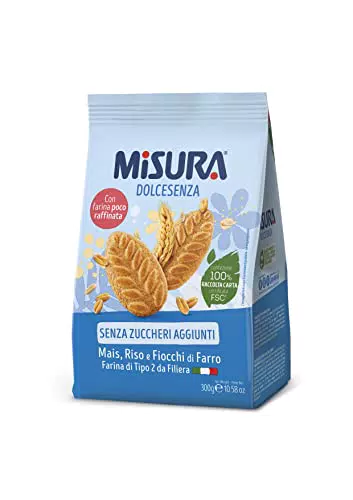 Misura Dolcesenza Biscotti ai Cereali, Senza Zuccheri Aggiunti