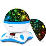 Moredig Dinosauri per Bambini, 360° Rotazione Giochi Dinosauri con 8 Colori