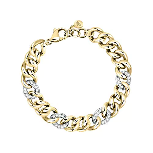 Morellato Bracciale Donna, Collezione UNICA in Acciaio e Cristalli