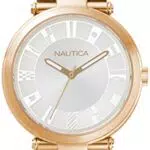 Nautica Orologio Analogueico Quarzo Donna con Cinturino in Acciaio Inox NAPFLS006
