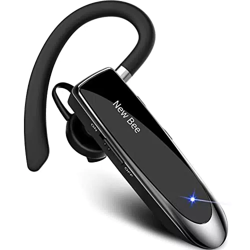 New Bee Cuffie Bluetooth 5.0 Auricolare Mani Libere Cuffia Bluetooth Mono per Huawei Samsung iPhone Cellulari Android Laptop e Altro