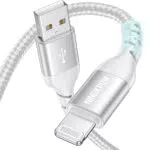 NINGKPOW Cavo iPhone 1M Caricatore iPhone Carica Rapida Nylon Cavo Lightning Per iPhone 14 13 12 Pro Max Mini 11 Pro Max XR XS Max X 8 7 6s 6 Plus 5s 5 SE 2020