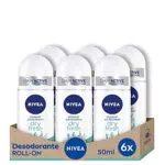 Nivea Roll-On Dry Comfort Fresh  Confezione da 6
