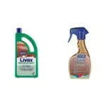 Nuncas Livax Splendi Parquet Cera Protettiva per Pavimenti in Legno - 1L & Luscom Latte Detergente Pelle