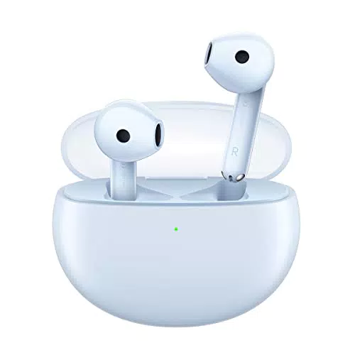 OPPO Enco Air2 Auricolari True Wireless, 24h di Autonomia, Ricarica Rapida, Bluetooth 5.2, Raggio 10m, Controlli Touch, Cancellazione del rumore, Android e iOS, IPX4, Colore Blue