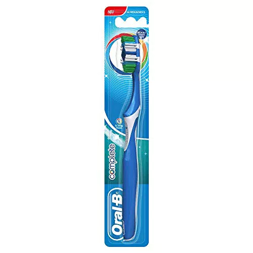 Oral-B Complete Spazzolino Denti Manuale, con Massaggia Gengive