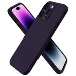 ORNARTO Cover per iPhone 14 Pro Max - viola scuro