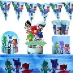 Decorazioni di Compleanno P-JMask, 52 pezzi