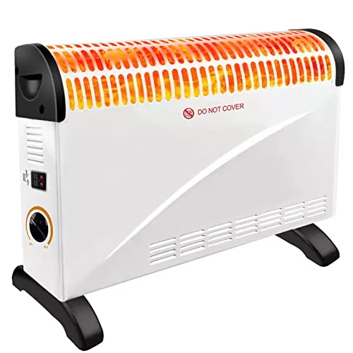pacegre 2000W Termoconvettore Elettrico, Stufetta Elettrica Termoventilatore con Termostato