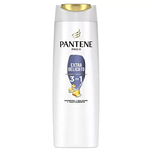 Pantene Pro-V Extra Delicato 3 in 1, Shampoo Balsamo e Trattamento