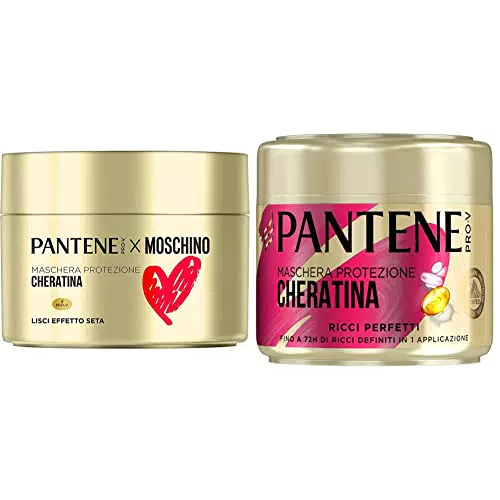 Pantene Pro-V Maschera Capelli Lisci Effetto Seta con Protezione Cheratina