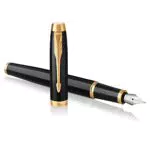 Parker 1931652 IM Penna Stilografica, Punta Media e Ricarica di Inchiostro Blu