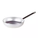 Pentole Agnelli Alluminio 3 mm Professionale Padella Alta per Saltare con Manico Inox, 32 cm