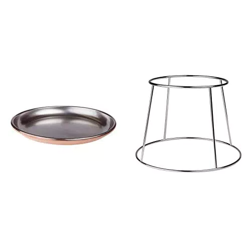Pentole Agnelli COCU15836 Linea Rame Liscio Stagnato a Mano