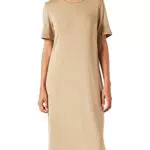 PIECES vestito Midi, colore Visone Argenteo, S