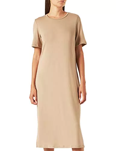 PIECES vestito Midi, colore Visone Argenteo, S
