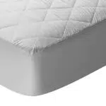 Pikolin Home - Coprimaterasso imbottito in fibra con trattamento anti-acaro, 140 x 190/200 cm