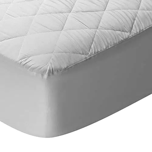 Pikolin Home - Coprimaterasso imbottito in fibra con trattamento anti-acaro, 140 x 190/200 cm