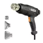 Pistola ad aria calda elettrica DELTAFOX DP-EHG 2050S - 2 livelli di riscaldamento da 350 a 600 °C - 2000W - incl. 3 ugelli di riscaldamento - Ventole di aria calda