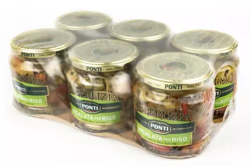 Ponti Peperlizia insalata per riso, Verdure in agrodolce miste, Set da 6