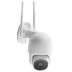 PROXE Telecamera PTZ 1080P da esterno Wi-Fi, Bianco
