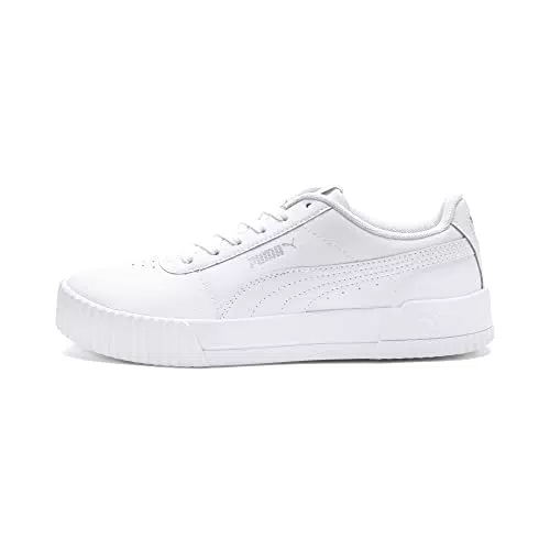 PUMA Carina L, Scarpe da Ginnastica Basse Donna, Bianco