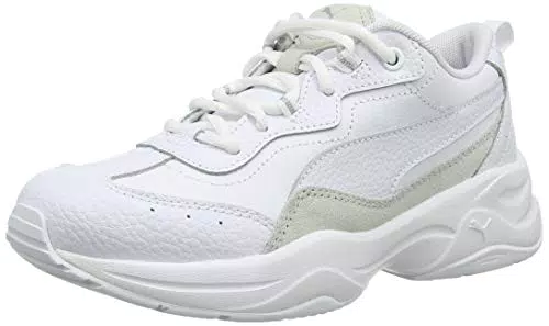 PUMA Cilia Lux, Scarpe da Ginnastica Donna, Bianca White White Silver
