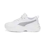 PUMA Cilia Space Metallics, Scarpe da ginnastica Donna, bianco/argento, 42.5