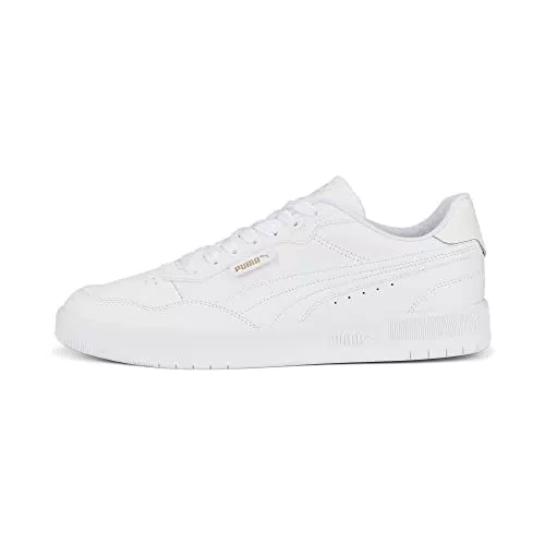 PUMA Court Ultra Lite, Scarpe da Ginnastica Uomo, White White Gold