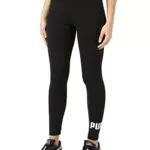 PUMA Essentials Logo, Pantaloni Compressione Donna, Nero