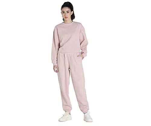 PUMA Loungewear FL, Tuta da Ginnastica Donna, Quarzo Rosa