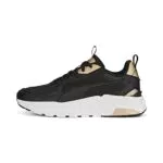 PUMA Trinity Lite Space Metallics, Scarpe da ginnastica Donna, nero/oro, 37.5