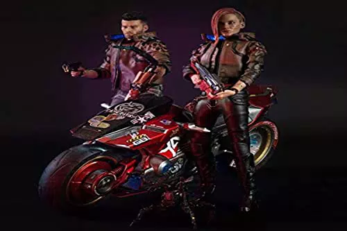Pure Arts Limited - Cyberpunk 2077 Ultimate Bundle Male & Female & Bike Action Figure