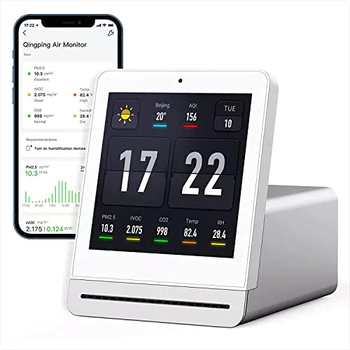 Qingping, misuratore di qualità dell'aria interna rileva PM 2.5