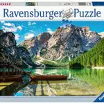 Ravensburger - Puzzle Lago di Braies Dolomiti, 1000 Pezzi
