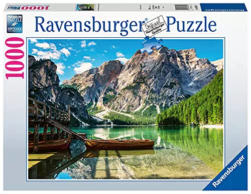 Ravensburger - Puzzle Lago di Braies Dolomiti, 1000 Pezzi