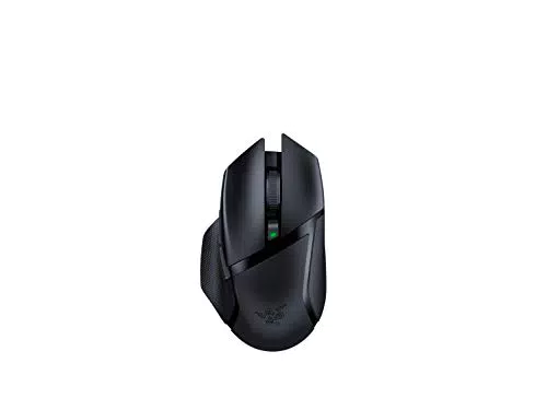 Razer Basilisk X Hyperspeed Mouse da gioco senza fili, tecnologia Hyperspeed, sensore ottico avanzato 5G e 6 pulsanti configurabili, Nero