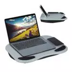 Relaxdays Cuscino per PC, Supporto Ergonomico per Laptop, Grigio