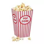 Relaxdays Sacchetti Per Popcorn, 48 Buste, Stile Retro USA