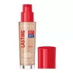 Rimmel London, Fondotinta Coprente Liquido a Lunga Durata SPF 20, Soft Beige