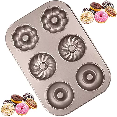 Ropniik 6 Stampi in Metallo a Forma di Ciambella