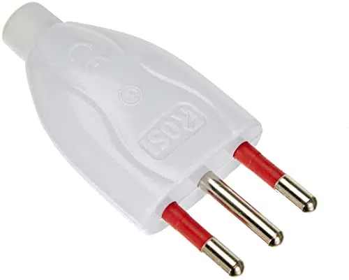 ROSI RS98103 Spina Mobile 10A, 2P + T, Bianco