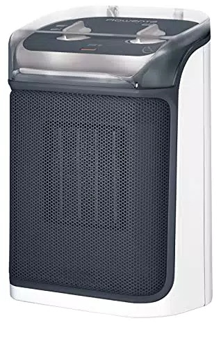 Rowenta SO9281 Mini Excel Aqua, termoventilatore a due velocità, Grigio/Bianco